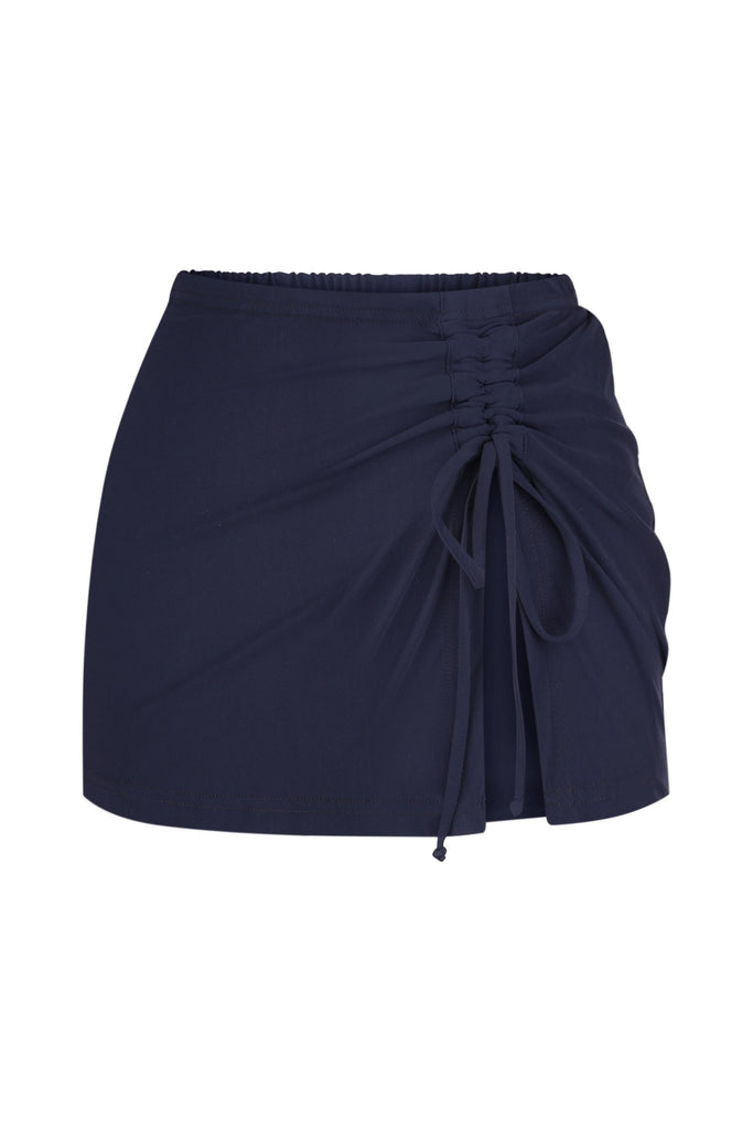 Flow ruched mini skirt
